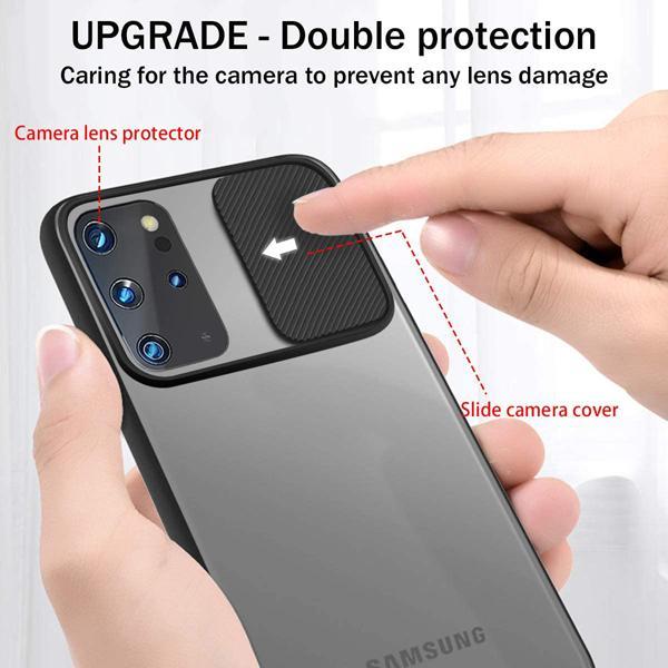 Galaxy S20 Plus Camera Lens Slide Protection Matte Case