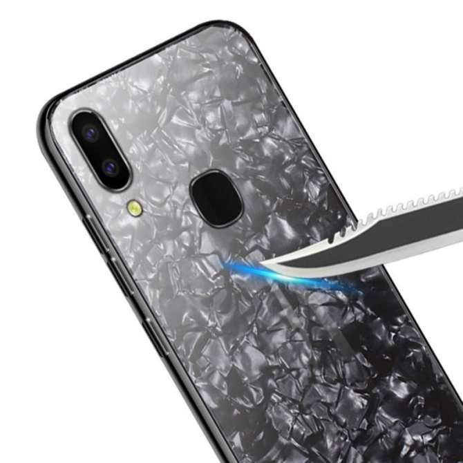 Galaxy M20 Dream Shell Textured Marble Case