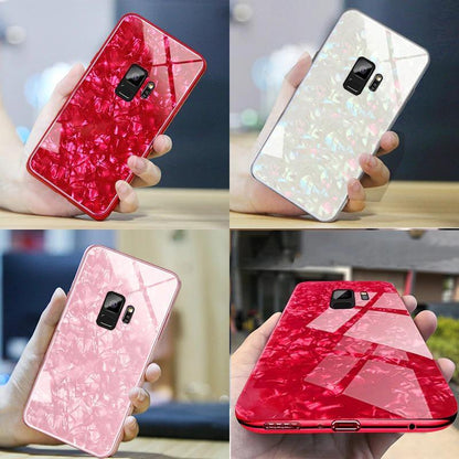 Galaxy S9 Dream Shell Textured Marble Case
