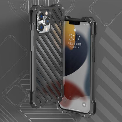 iPhone 14 Series R-Just Aluminium Alloy Grill Case