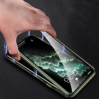 iPhone 13 Series Auto Fit Magnetic Glass Camera Protective Case