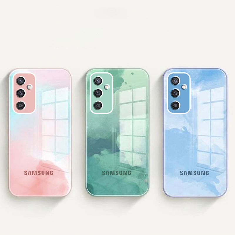 Galaxy M52 Colorful Wave Glass Phone Case
