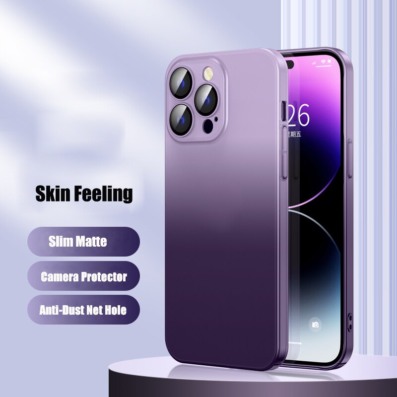 iPhone 13 Pro Max Frosted Matte Gradient Back Case