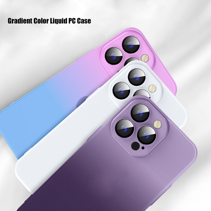 iPhone 13 Pro Max Frosted Matte Gradient Back Case