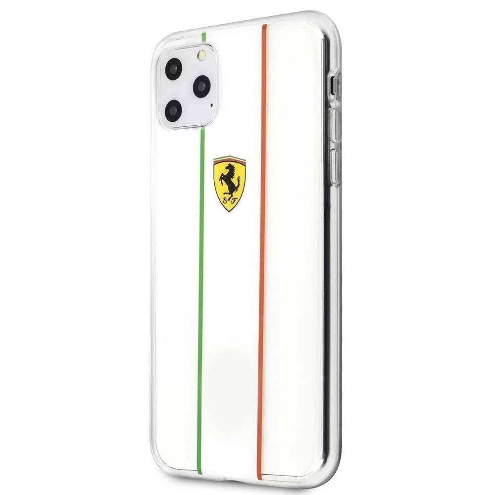 iPhone 11 Pro Fiorano White Strip Clear back cover