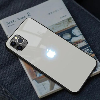 iPhone 12 Pro LED Logo Glass Back Case