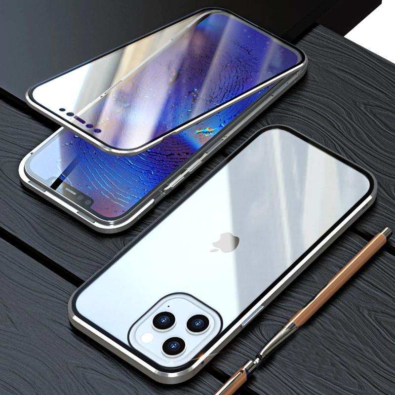 iPhone 12 Pro Electronic Auto-Fit (Front+ Back) Glass Magnetic Case