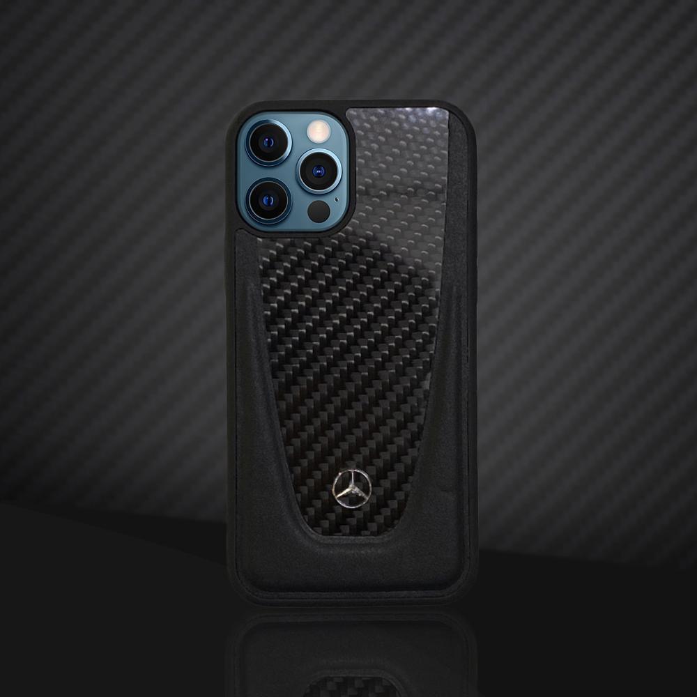 Mercedes Benz ® iPhone 12 Pro Carbon Fiber Hybrid Case
