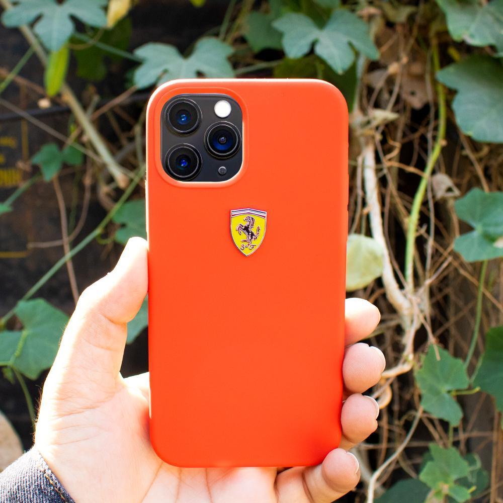 Ferrari ® iPhone 12 Pro Max Rigid Smooth Sleek Silicone Case