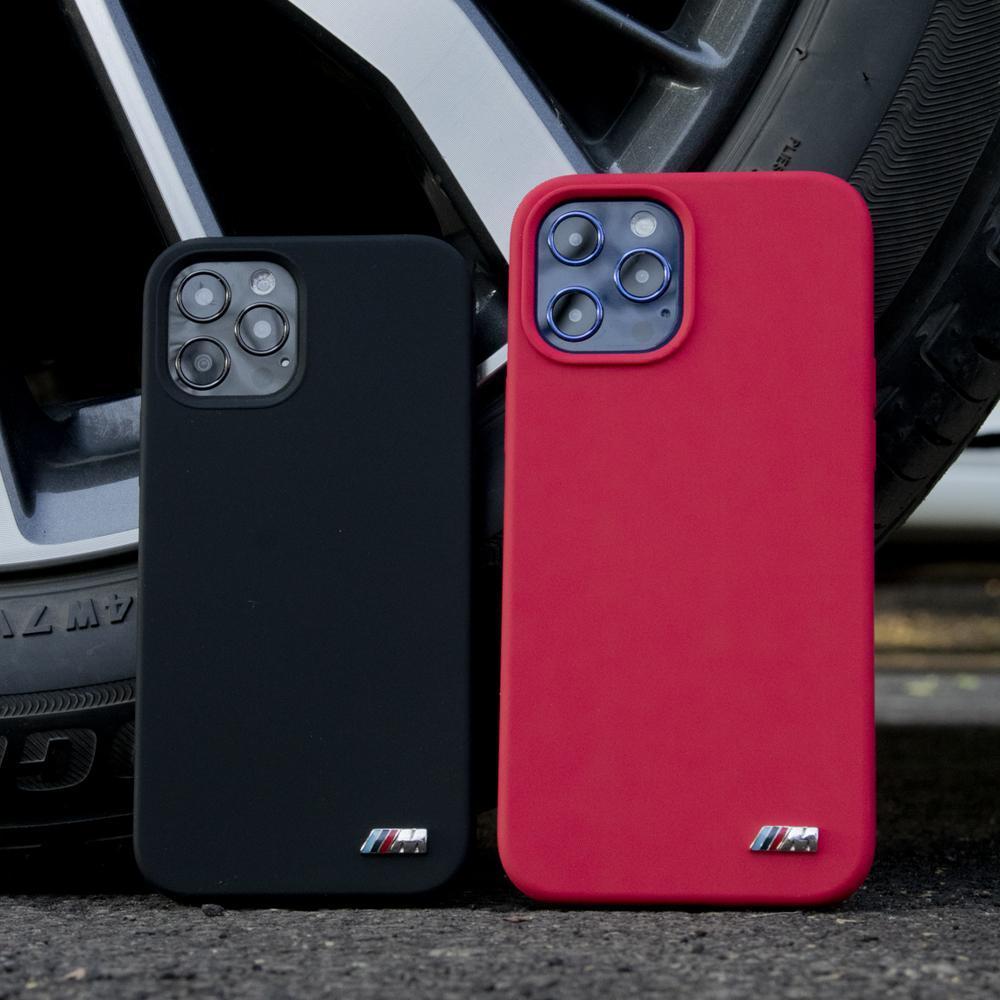 BMW ® iPhone 12 Pro Max Motorsport Badge Silicone Case