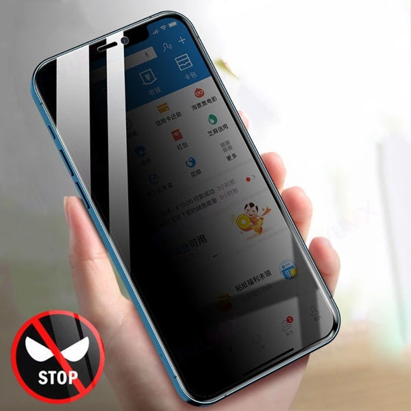 iPhone 13 Pro - Privacy Tempered Glass [Anti-Spy Glass]