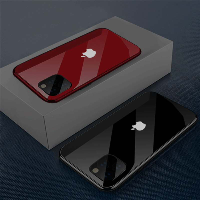 iPhone 11 Series LED Logo Glass Back Case
