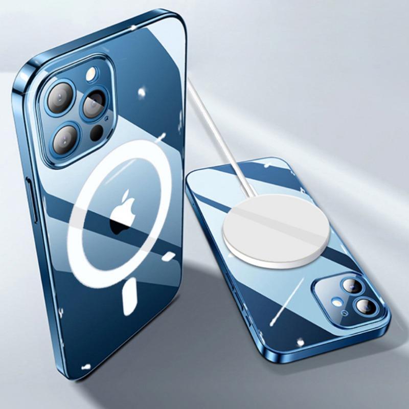 iPhone 12 Series Anti-Knock TPU Transparent MagSafe Case