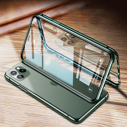 iPhone 13 Series Auto Fit Magnetic Glass Camera Protective Case