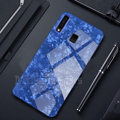 Galaxy M40 Dream Shell Series Textured Marble Case