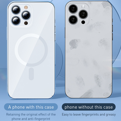 iPhone 13 Pro Max - Anti-Knock TPU Transparent MagSafe Case