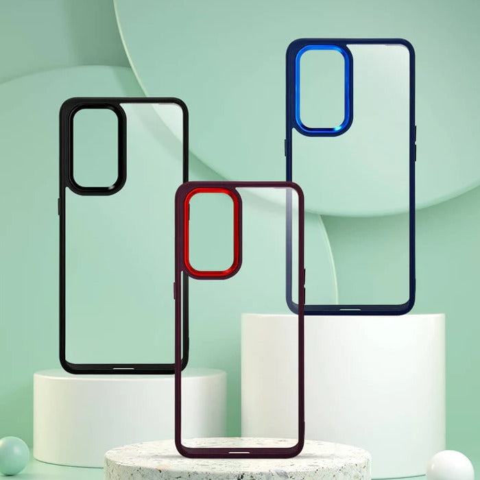 OnePlus Series Premium Frame Plating Translucent Case