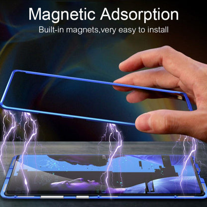 Galaxy Note 10  Electronic Auto-Fit Magnetic Transparent Glass Case