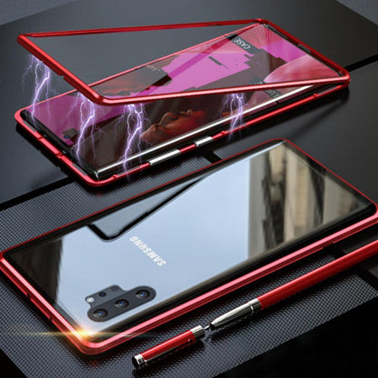 Galaxy Note 10  Electronic Auto-Fit Magnetic Transparent Glass Case