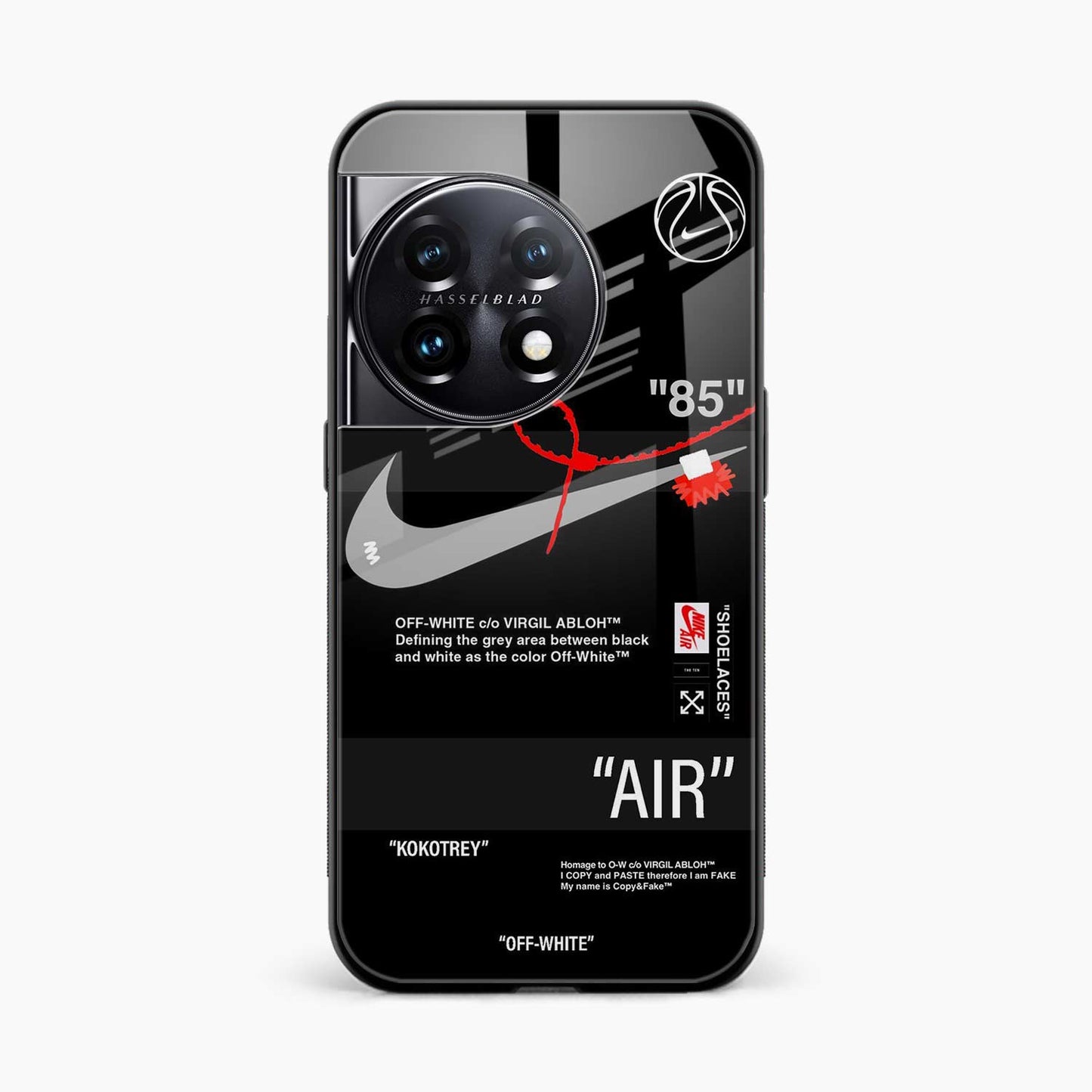Sneaker Label Glass Case - OnePlus