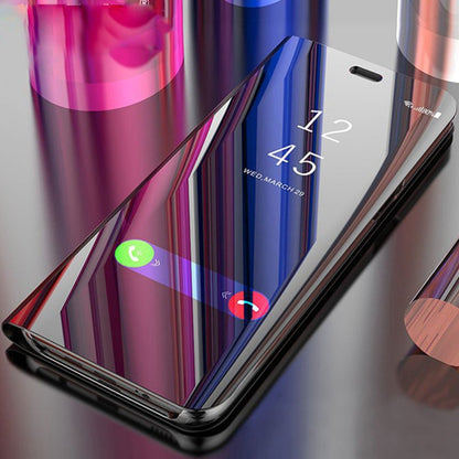 OnePlus 9 Pro Mirror Clear View Flip Case [Non Sensor Working]