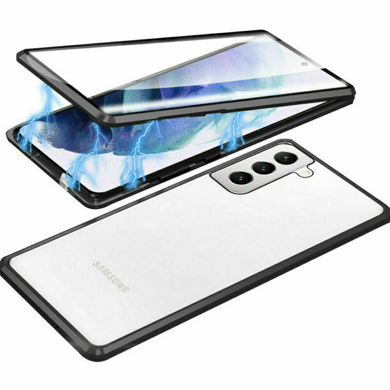 Galaxy S21 FE Electronic Auto-Fit (Front+ Back) Glass Magnetic Case