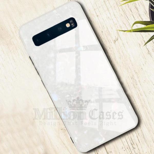 Galaxy S10 Dream Shell Textured Marble Case