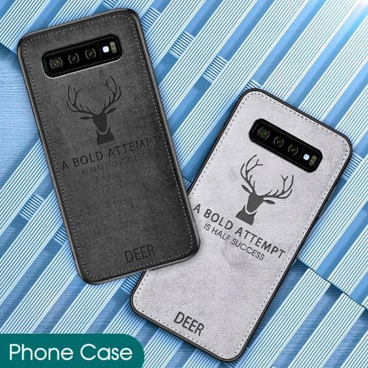 Galaxy S10 Deer Pattern Inspirational Soft Case