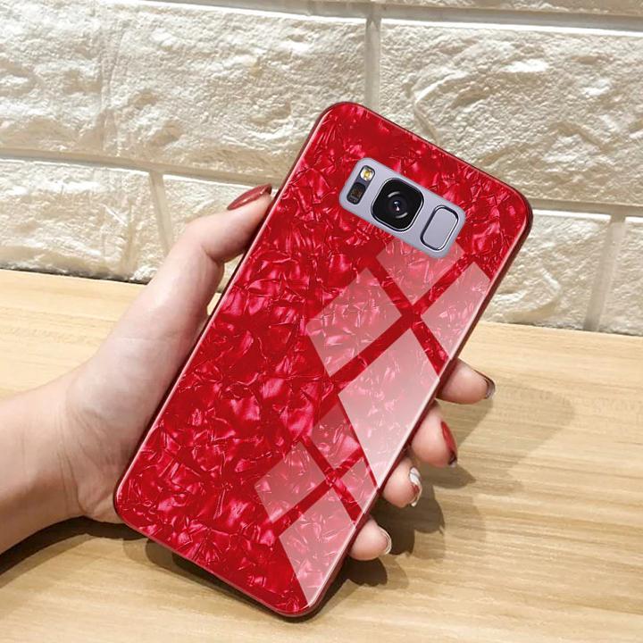 Galaxy S8 Plus Dream Shell Series Textured Marble Case